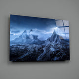 Imposing Mountains Glass Art | insigneart.co.uk