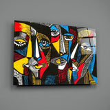 Faces Glass Wall Art | insigneart.co.uk