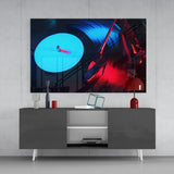 Gramophone Glass Wall Art | insigneart.co.uk