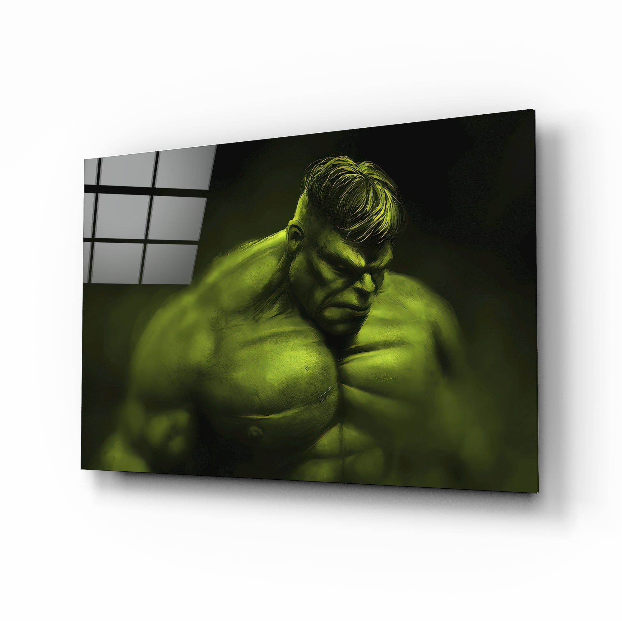 Hulk Glass Wall Art | insigneart.co.uk