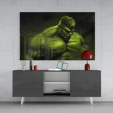 Hulk Glass Wall Art | insigneart.co.uk