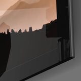 Foggy Horizons Glass Wall Art | insigneart.co.uk