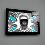 Scream Glass Wall Art | insigneart.co.uk