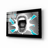 Scream Glass Wall Art | insigneart.co.uk