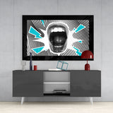 Scream Glass Wall Art | insigneart.co.uk