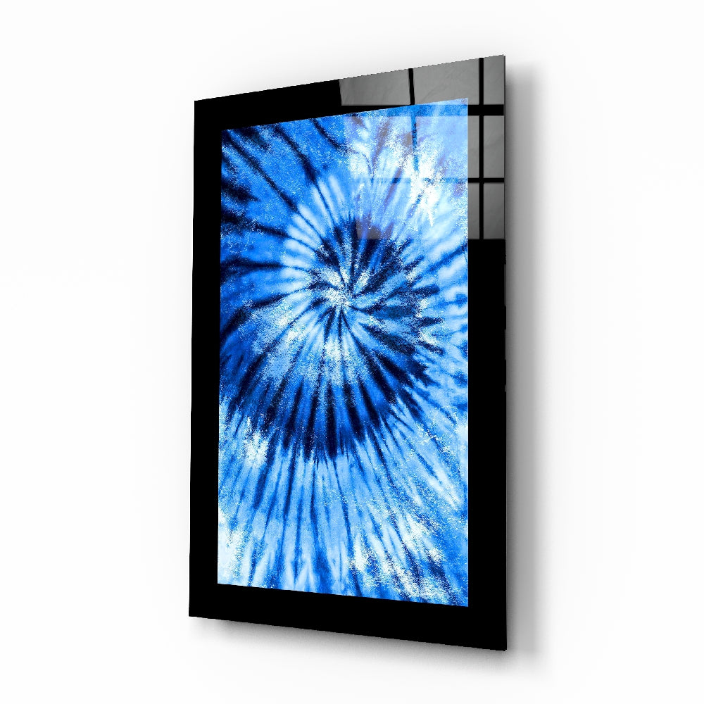 Blue Shell Glass Wall Art | insigneart.co.uk