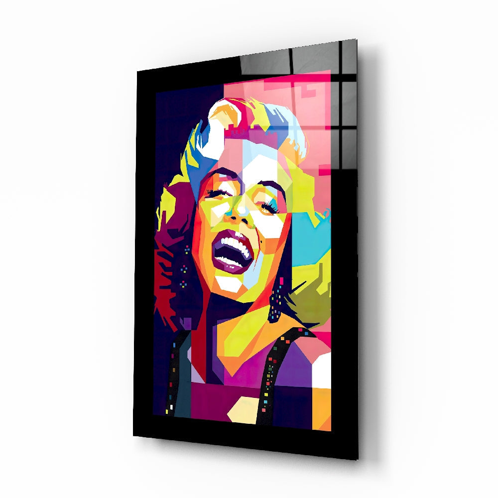 Marilyn Monroe Glass Wall Art | insigneart.co.uk