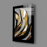 Gold Dust Glass Wall Art | insigneart.co.uk