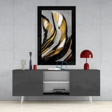 Gold Dust Glass Wall Art | insigneart.co.uk