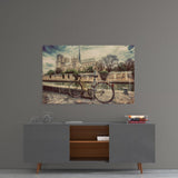 Bicycle Glass Wall Art | insigneart.co.uk