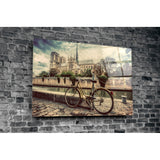 Bicycle Glass Wall Art | insigneart.co.uk