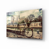 Bicycle Glass Wall Art | insigneart.co.uk