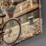 Bicycle Glass Wall Art | insigneart.co.uk