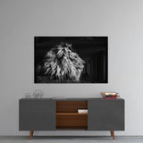 Lion Glass Wall Art | insigneart.co.uk