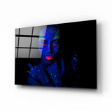 Woman Portrait Glass Wall Art | insigneart.co.uk