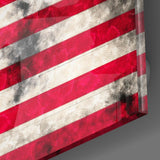 USA Flag Glass Wall Art | insigneart.co.uk