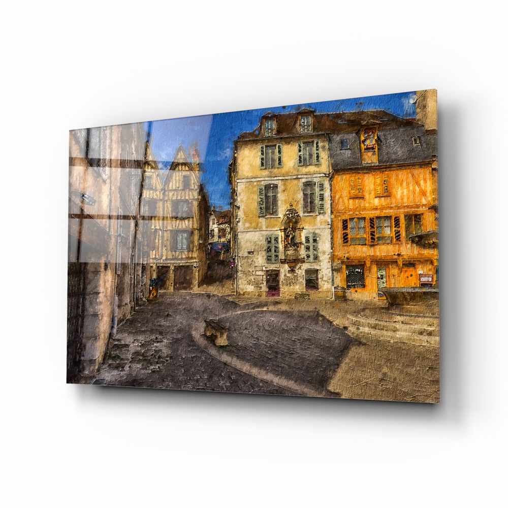 Medieval Square Glass Wall Art | insigneart.co.uk