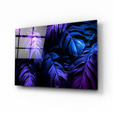 Tropical Leaf Glass Wall Art | insigneart.co.uk