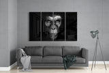 Rise of Apes 4 Pieces Mega Glass Wall Art (150x92 cm)