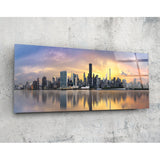 Nyc Glass Wall Art (92x36 cm)