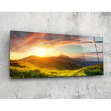 Valley Glass Wall Art (92x36 cm)