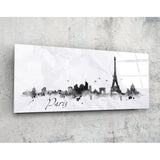 Paris Glass Wall Art (92x36 cm)