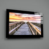 Sunset Glass Wall Art