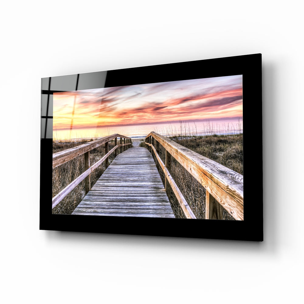 Sunset Glass Wall Art