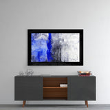 Abstract Blue Glass Wall Art