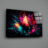 Colour Explosion Glass Wall Art || Designer Collection