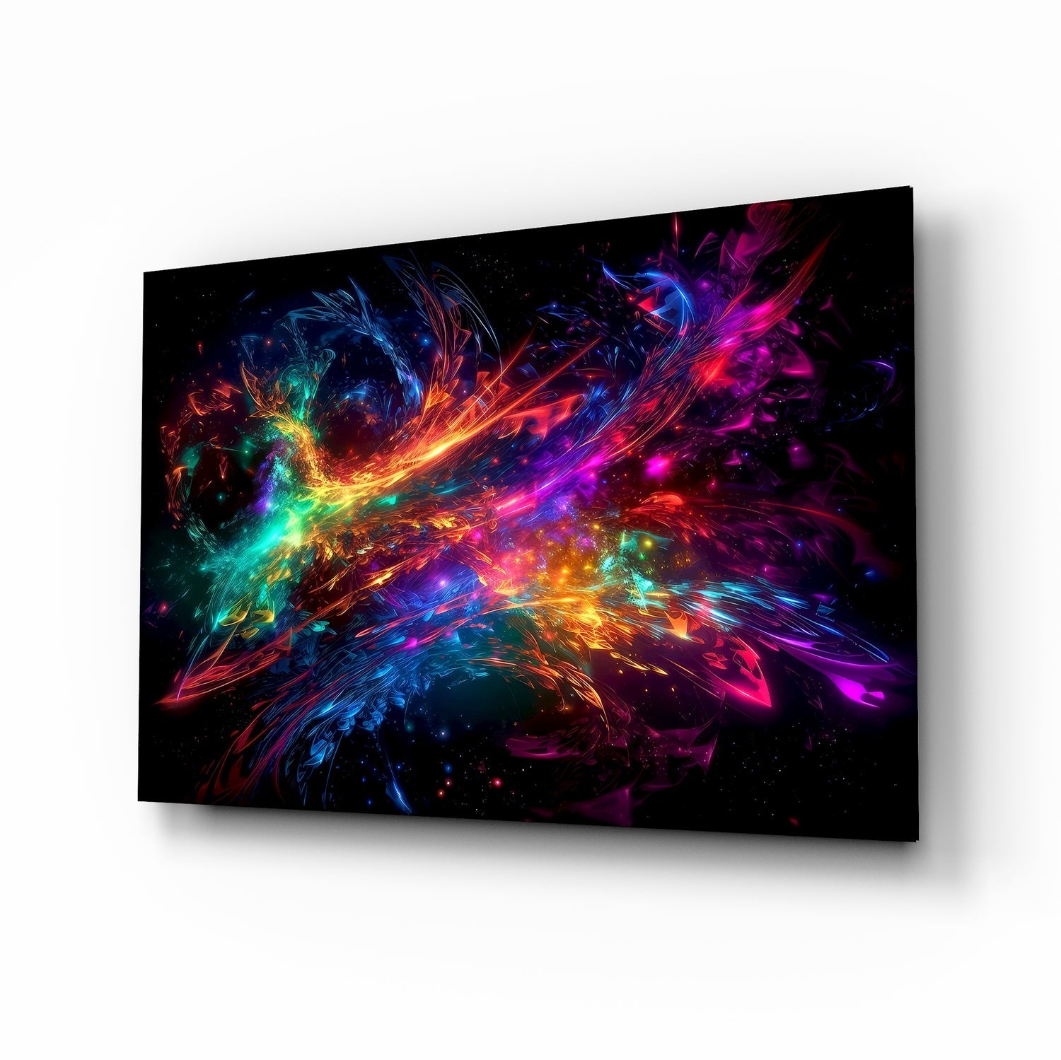 Colours of Space Glass Wall Art || Designer Collection