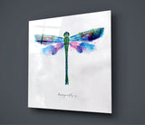 Dragonfly Glass Wall Art