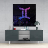 Horoscopes - Gemini Glass Wall Art