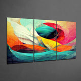 Waves Glass Wall Art