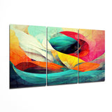 Waves Glass Wall Art