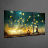 Under the Stars Glass Wall Art