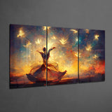 Under the Stars Glass Wall Art