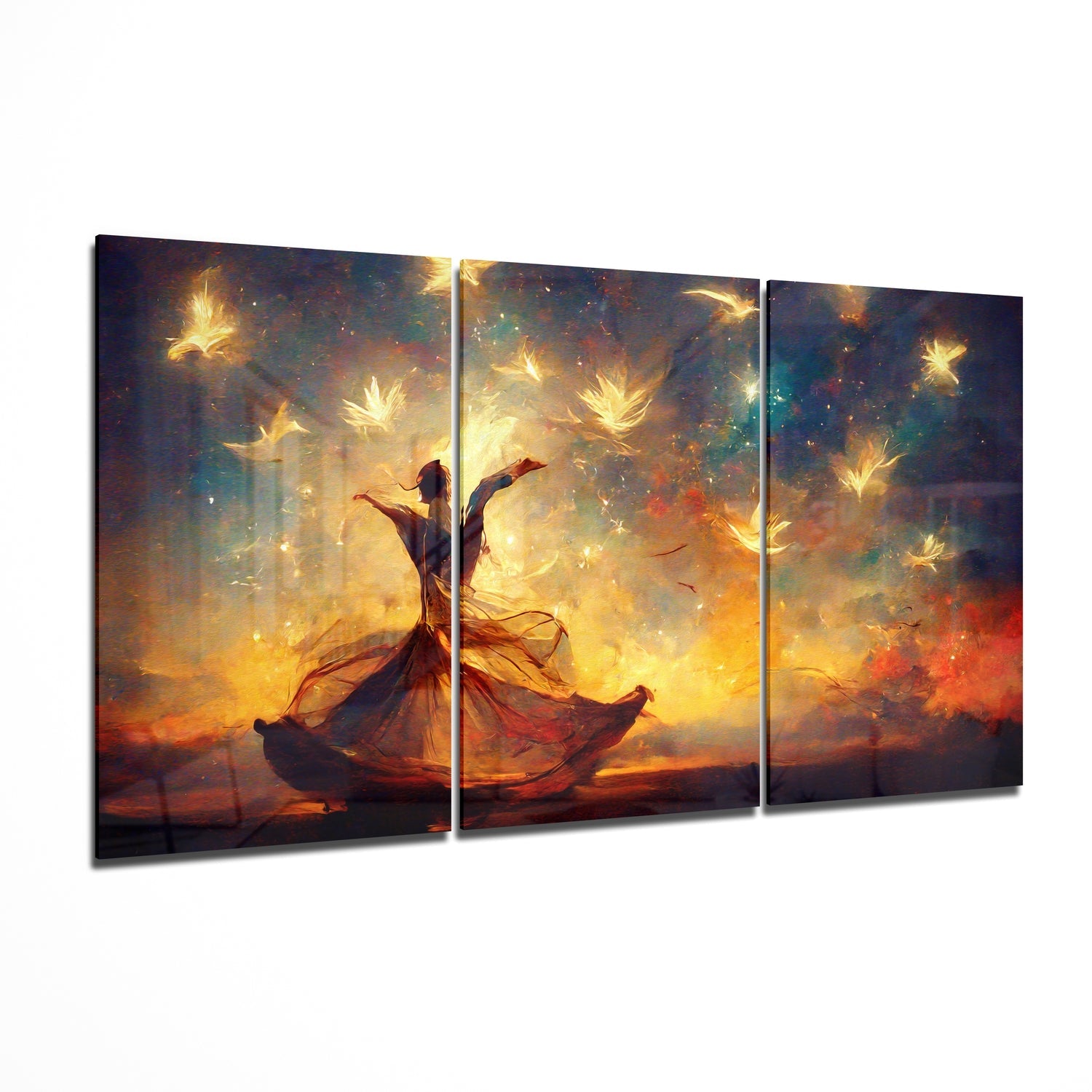 Under the Stars Glass Wall Art