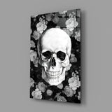 Skull Glass Wall Art